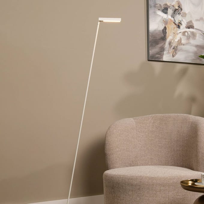 Lucide LAVALE - Leeslamp - LED Dimbaar - 1x3W 2700K - Wit