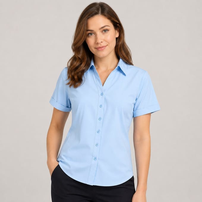 Mylady Travelsoft Blouse Kaila S Ice- blue