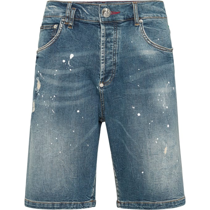 Denim Shorts Formentera Skull