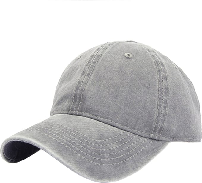 LGT JWLS Effen Baseball Cap met Faded Look - Grijs