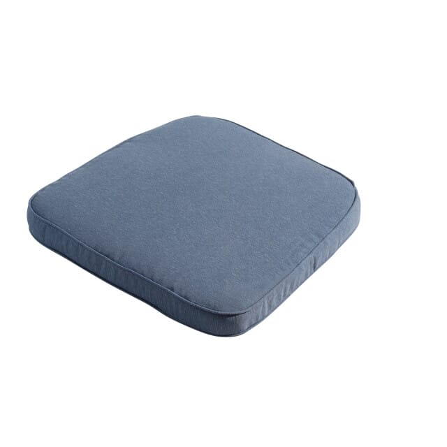 Madison - Zitkussen Wicker Panama safier blue - Ca. 48x48 cm - Set van 4