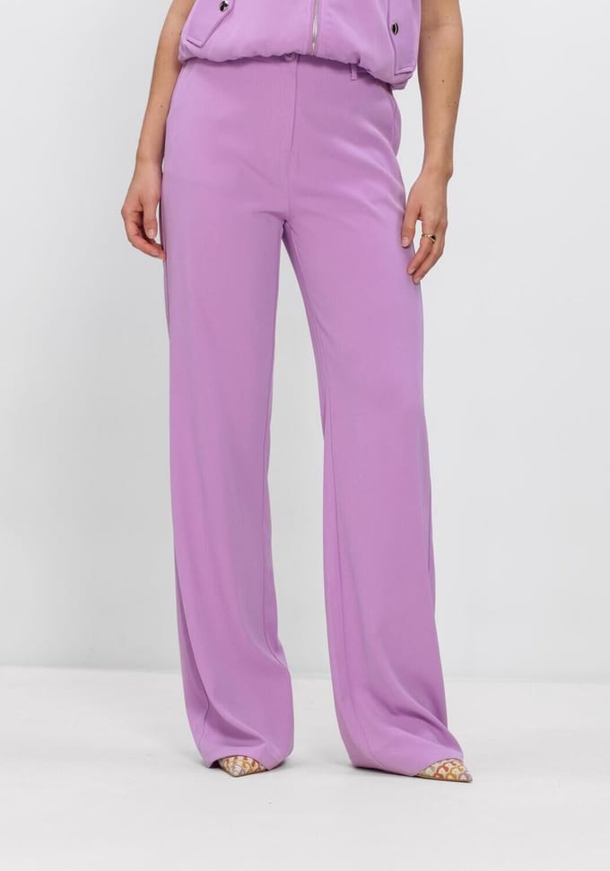 Ydence Pants Solange Tall Broeken Dames - Paars - Maat L