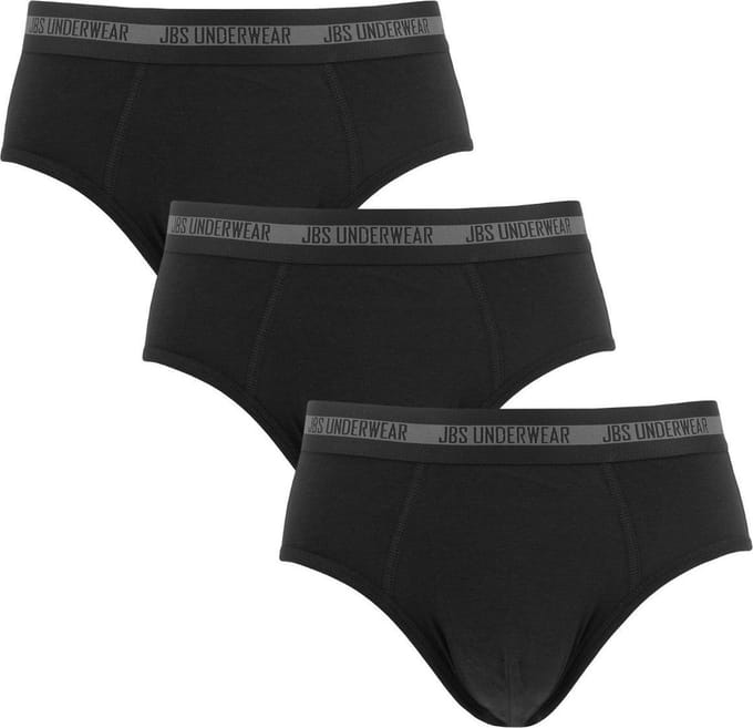 JBS 3P herenslips zwart