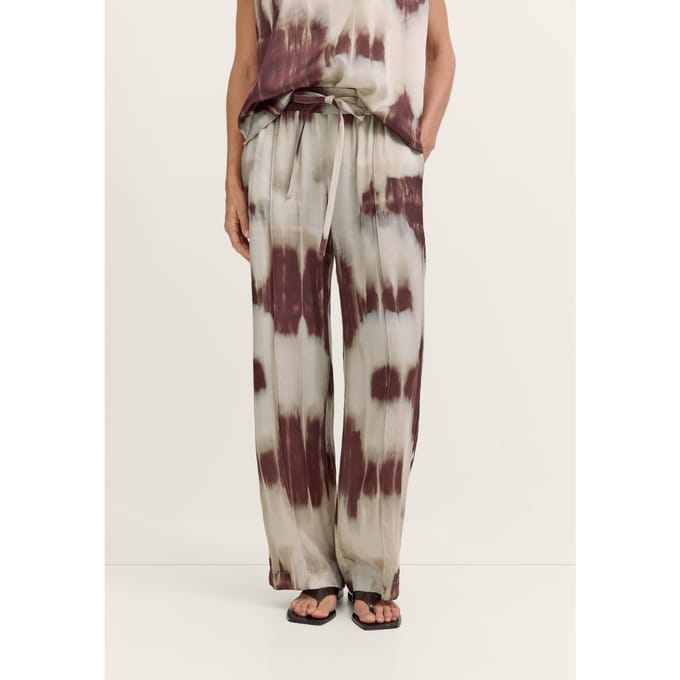 Bugatti Damen Vrijetijdsbroek met grafische print van viscose