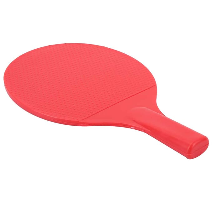 Buiten Kinderen Training Tafeltennisbat Draagbare Racketset met 2 Ballen red