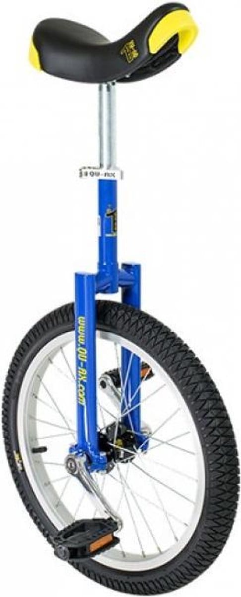 QU-AX Luxus Eenwieler, blue/black Wielmaat 18"