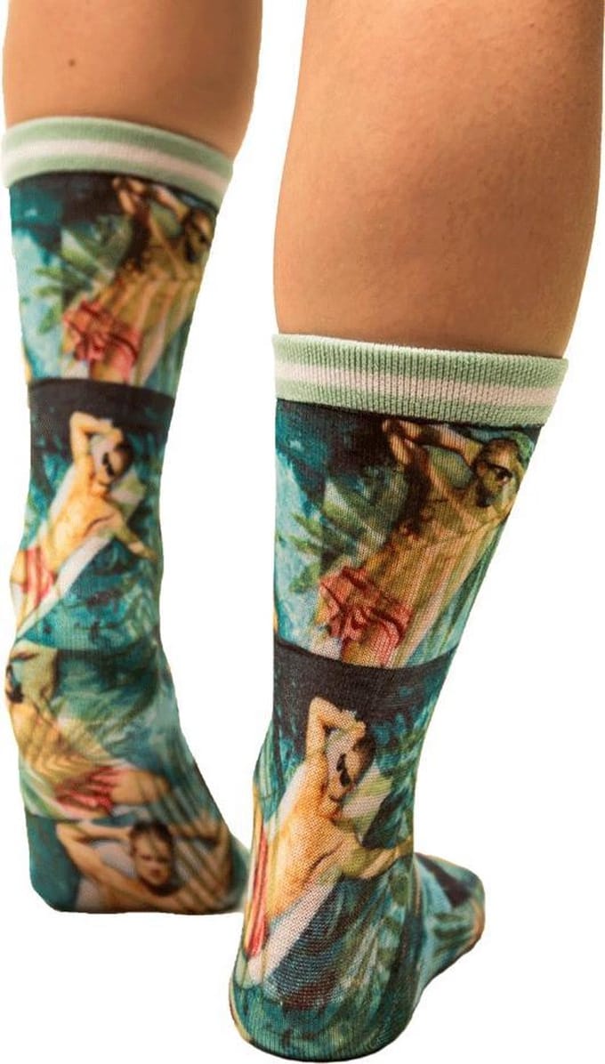 Sock My Hunk - Damessokken - Katoen - geprinte sok 39/42