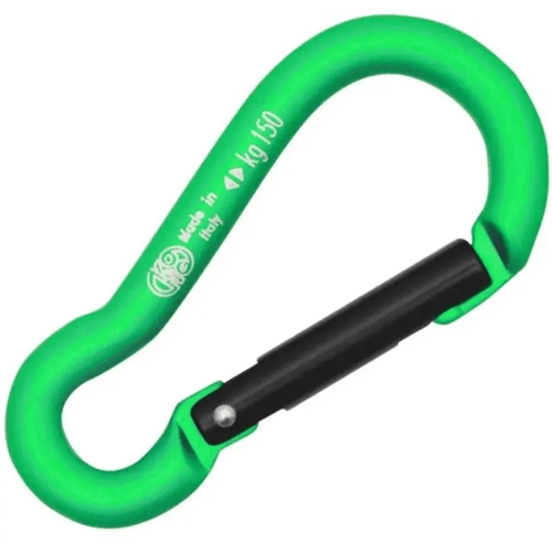 Kong Mini Pear Straight Karabiner (Maat - 5 mm, Kleur - Green/black)