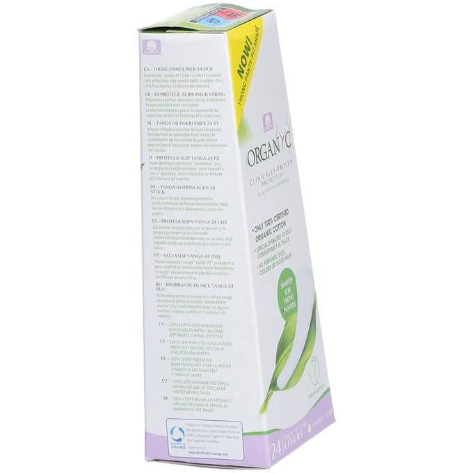 Organyc Inlegkruisjes String 100% Bio Katoen 24 Verband