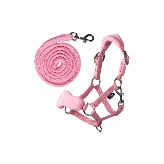 HKM - Hobby Horse Halster Fleece - Roze