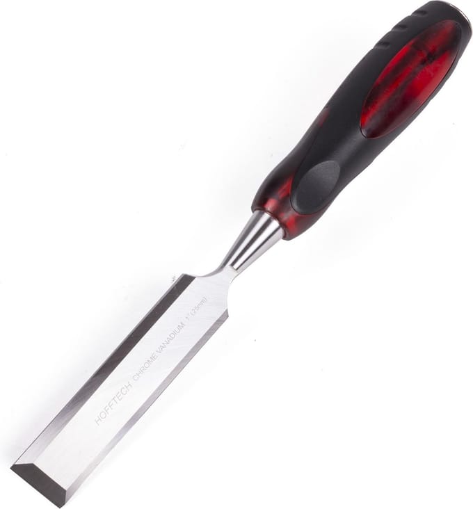 Hofftech Houtbeitel - Soft Grip Handvat - 25 mm - Ergonomisch en Duurzaam