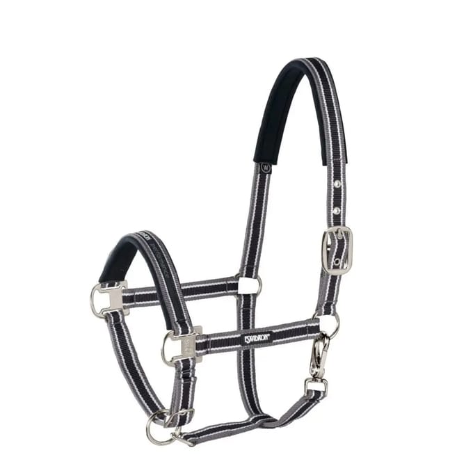 Eskadron Headcollar Pin Buckle Cob Black-Anthra-White