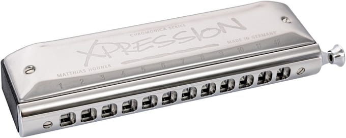 De nieuwe Hohner Xpression 48 C - Expression - chromatische mondharmonica - chromaat