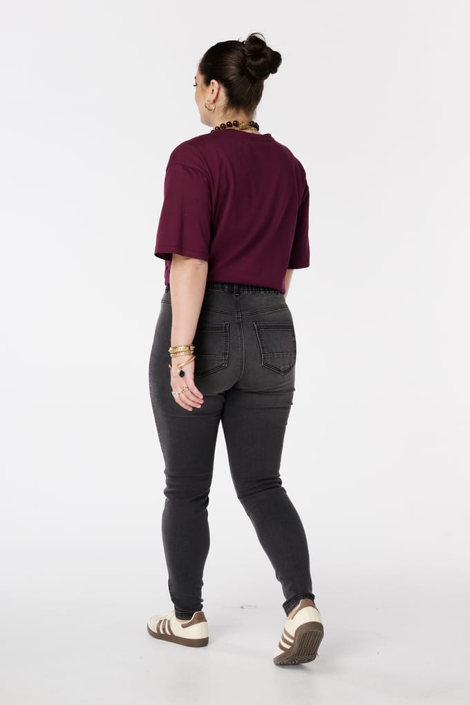 MS Mode Tregging Tregging met denim look
