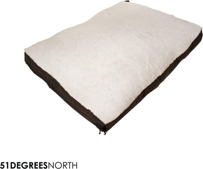 51 Degrees North Sheep Hondenkussen - Beige & Bruin - S