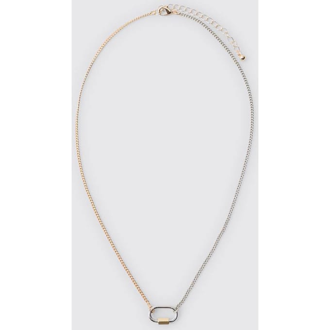 Ketting Met Karabijnhaaksluiting | Silver