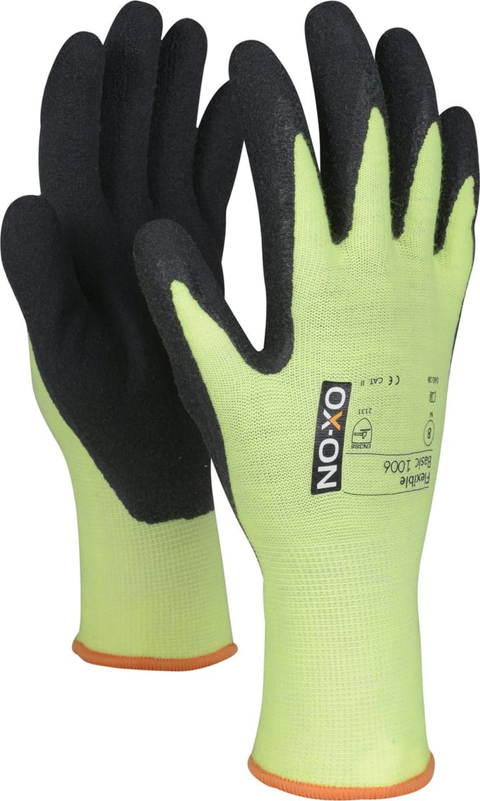 OX-ON Flexible Basic 1006 Tuinhandschoen - maat M/8