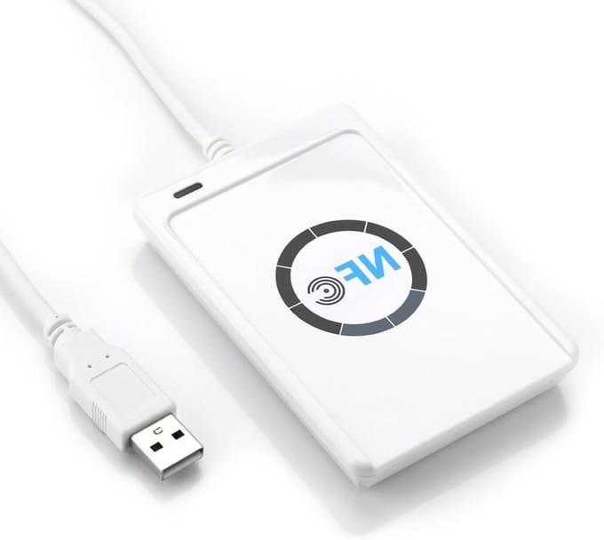 NFC en RFID Lezer en Schrijver voor ISO 14443A/B - Slimme Kaart Lezer met Software en Compatibiliteit