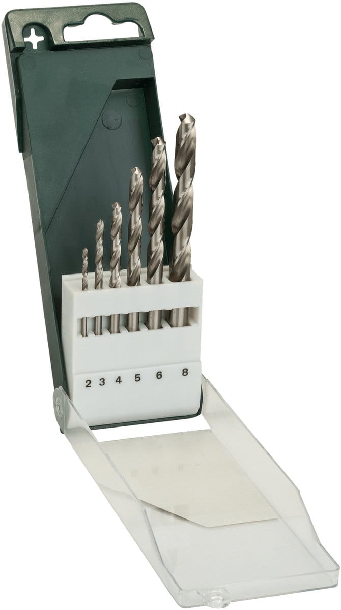 Bosch Accessories 2609255060 HSS Metaal-spiraalboorset 6-delig 2 mm, 3 mm, 4 mm, 5 mm, 6 mm, 8 mm Geslepen DIN 338 Cilinderschacht 1 set(s)