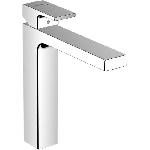 Hansgrohe Vernis Shape wastafelkraan - 110 highriser - met waste - hoogglans chroom