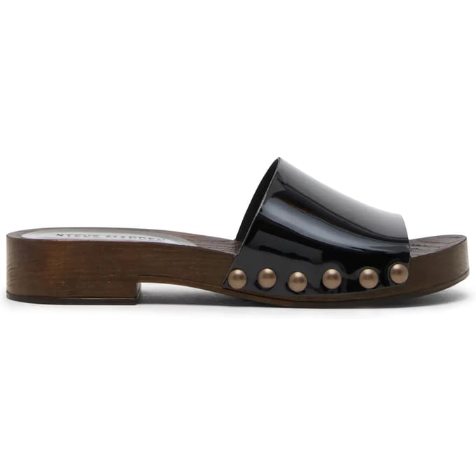 Steve Madden Cento Mules Black Patent Größe: 38 | Pantoletten Outlet | Damen | Schwarz