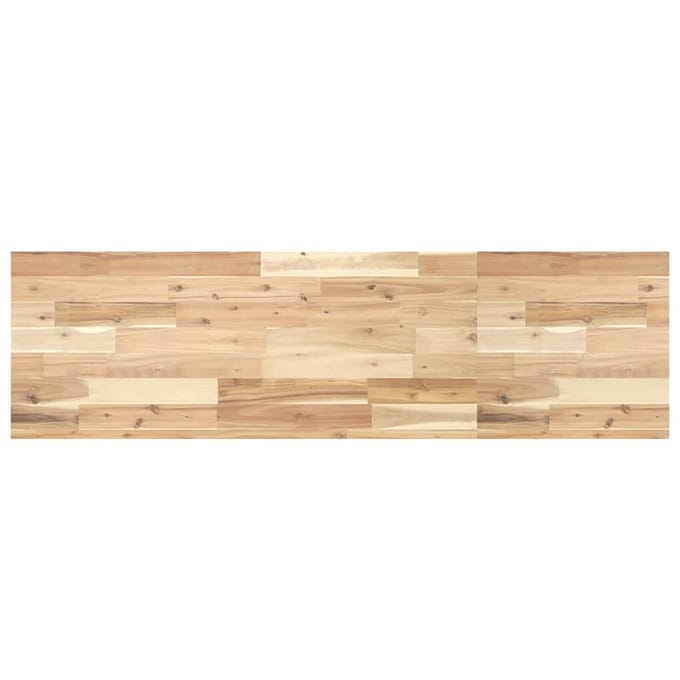 vidaXL - Wastafelblad - 160x40x4 - cm - onbehandeld - massief - acaciahout