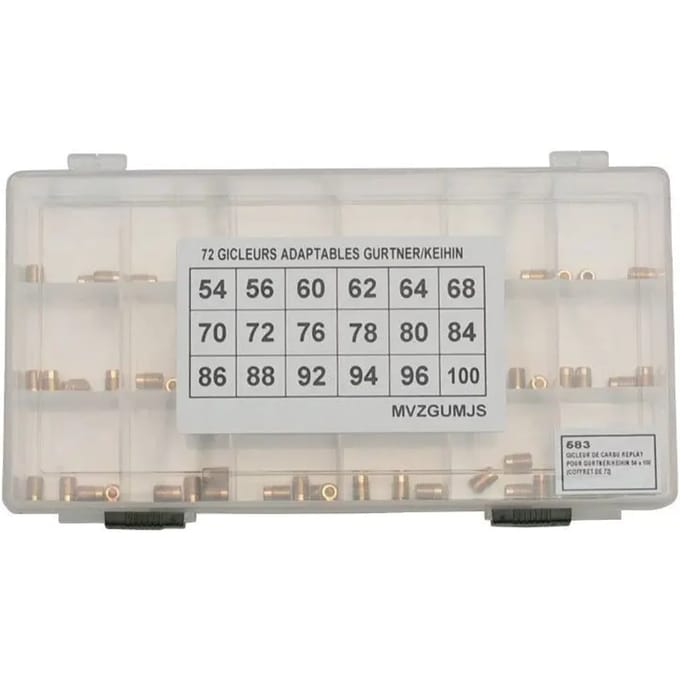Set van 72 hoofdsproeiers P2R Gurtner-Keihin N°54
