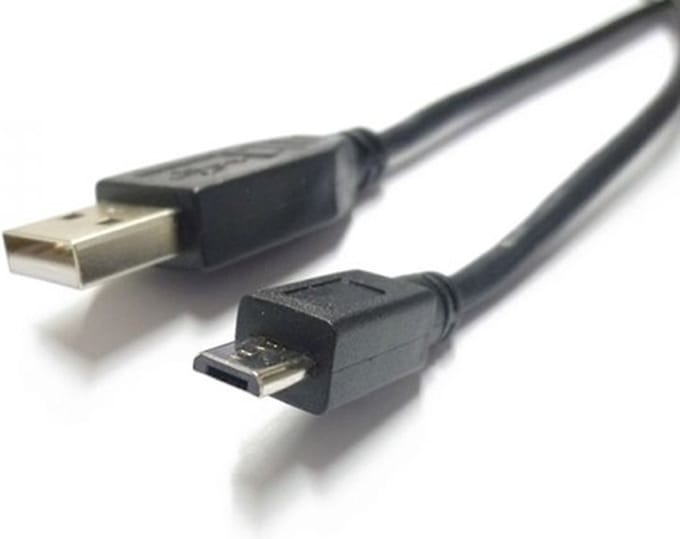 USB verloop kabel - USB --> Micro USB