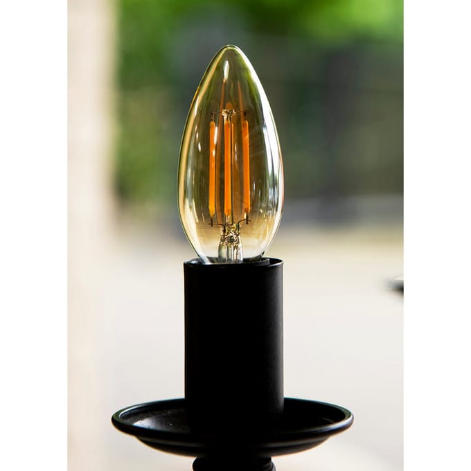 Bailey Led Filament Kaars E14 4W 2200K Goud Dimbaar - 143054 [2 Stuks]