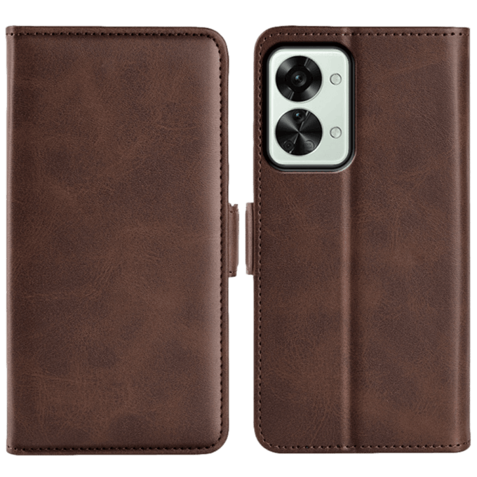 Comfycase OnePlus Nord 2T Bookcase Beschermhoesje  Bruin