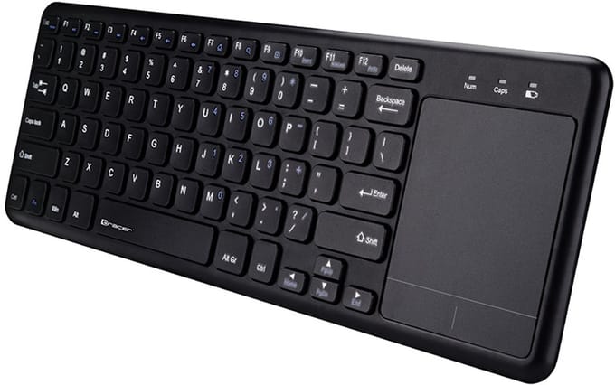 Tracer Draadloos Slim Rf-Touchpad Toetsenbord Voor 24Ghz Laptopcomputer