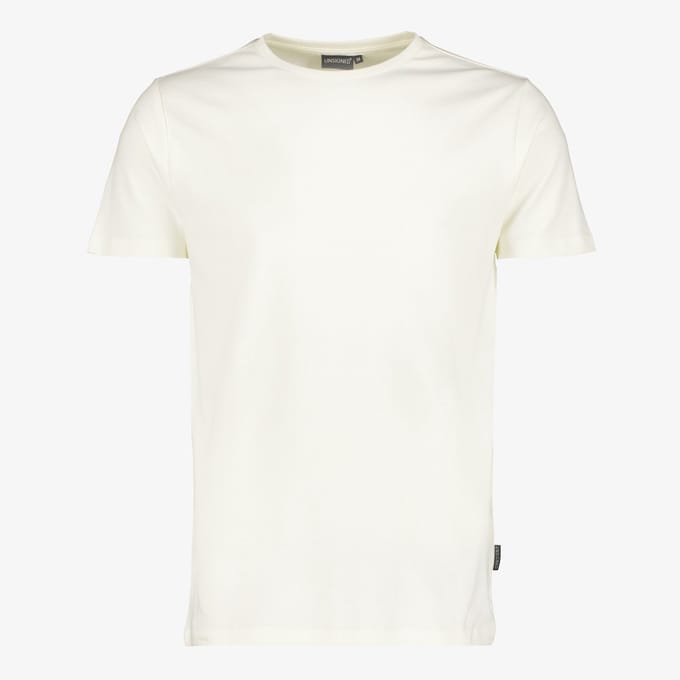 Unsigned heren T-shirt off white - Wit - Maat XXL
