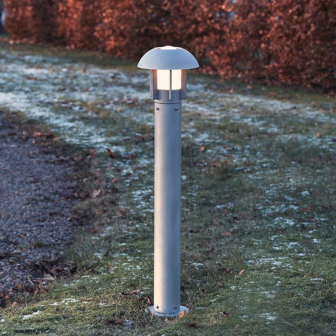 Konstsmide 512-312 Heimdal Staande buitenlamp Spaarlamp, LED E27 60 W Zilver