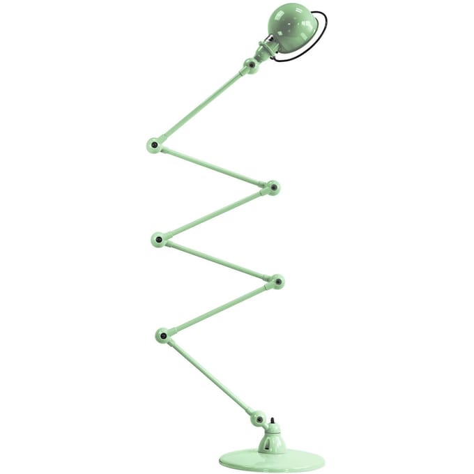 Jieldé Loft D9406 vloerlamp 6x40cm, mintgroen