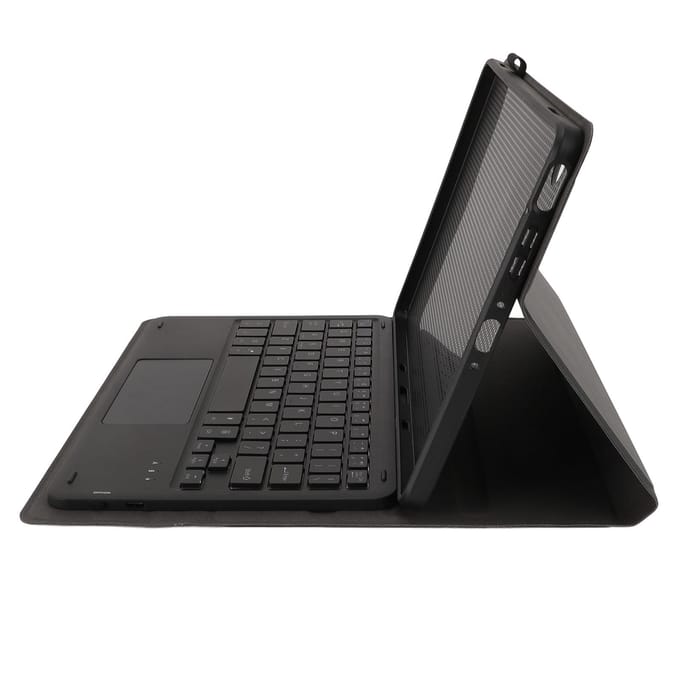 Beschermhoes voor Toetsenbord voor Fire Maximum 11 11.0 Inch Tablet 7 Kleuren Achtergrondverlichting Afneembaar BT black