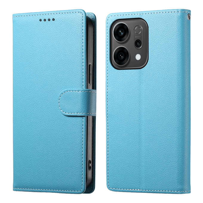 Mocaa Oppo Reno14 F(S) 5G Slim-Fit Bookcase Lichtblauw