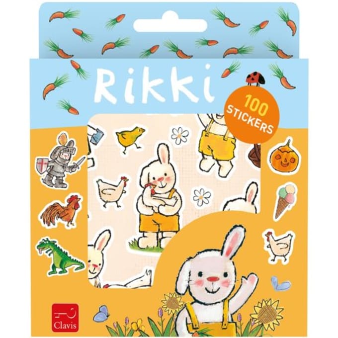 Clavis Rikki stickerset. 3+