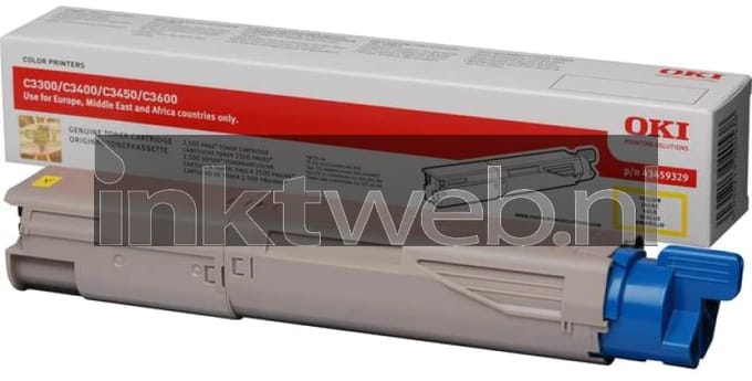 Oki C3300/C3400/C3450/C3600 Toner HC geel (Origineel Hoge Capaciteit)