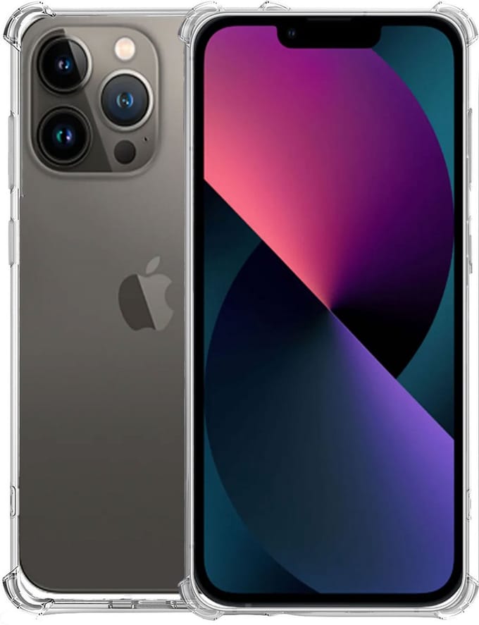 Geschikt voor iPhone 14 Plus Hoesje – Shock Proof Case – Cover Transparant