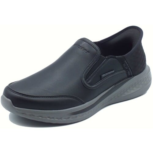 Skechers Slade - Cooper Heren Instappers - Zwart