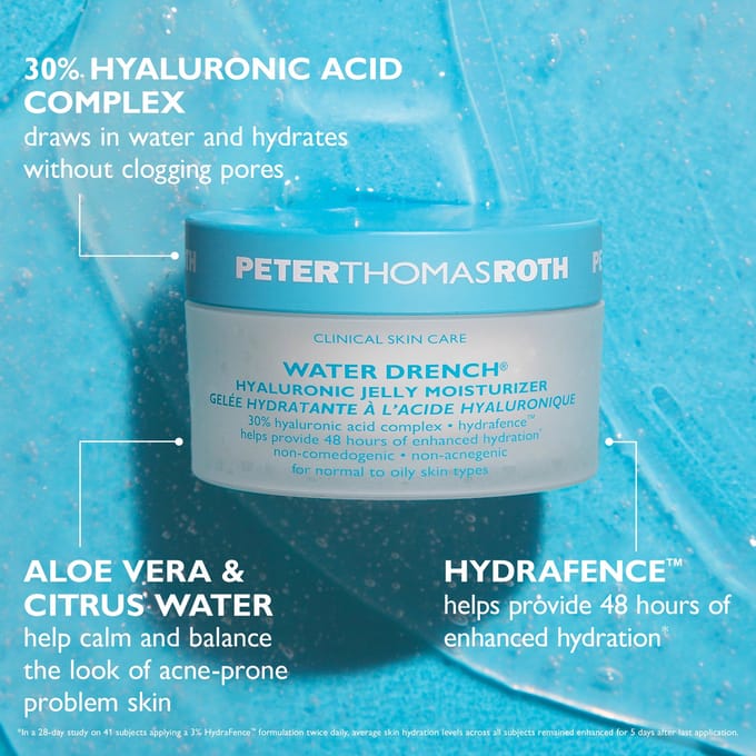 Peter Thomas Roth Water Drench Hyaluronic Jelly Moisturizer Vochtinbrengende crème Dames 50 ml