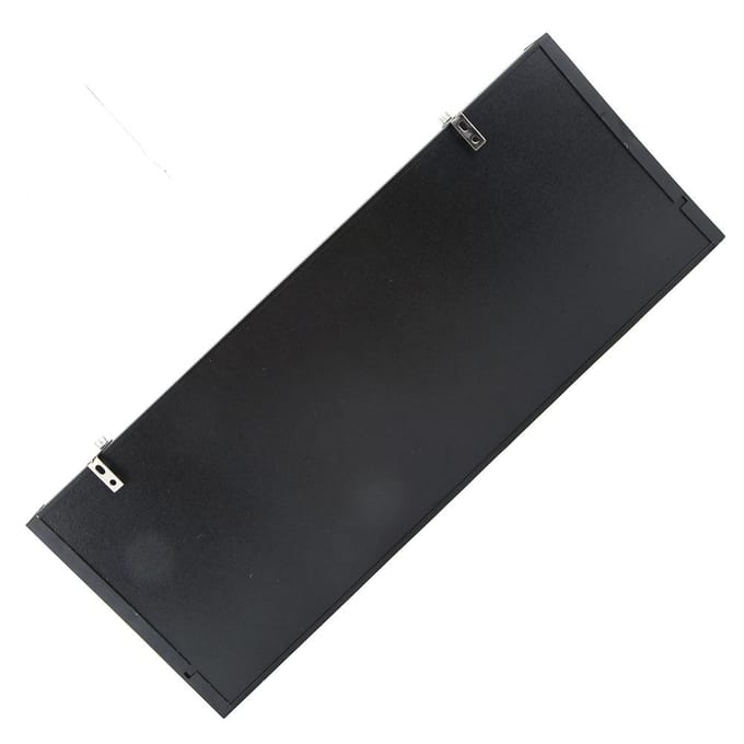 Groene digitale LED-wandklok, groot formaat, jumbo LED-wandtimer met kalender en temperatuurweergave. gray