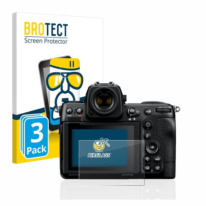 Screenprotector 3 Stuks voor Nikon Z 8 Beschermglas transparant