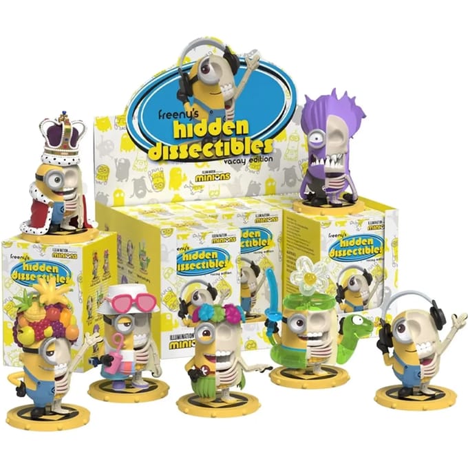 MIGHTY JAXX - FREENY'S HIDDEN DISSECTIBLES MINIONS SERIES 01 - VACAY EDITION - BlindBox