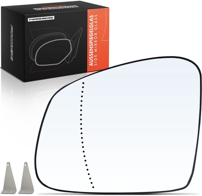 Frankberg 1x Buitenspiegelglas links voor Smart