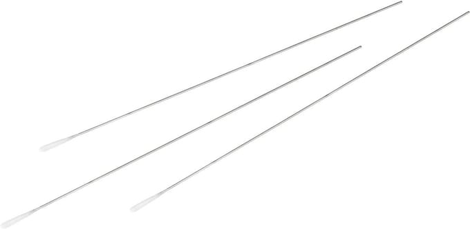 Wattenstaafjes met aluminium steel 150 mm, kop 2 mm - 100 stuks