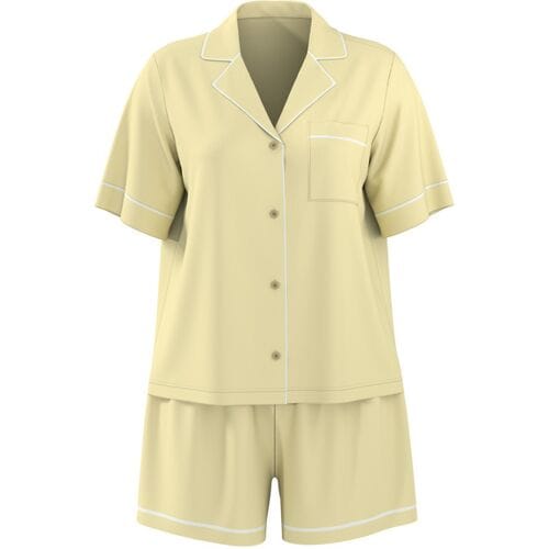 esmara Dames shortama - viscose (Geel, S (36/38))