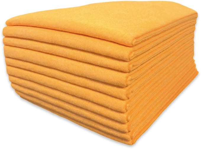 Sito Viscose dweil - 10 stuks - 50x60 cm - dweildoeken - oranje