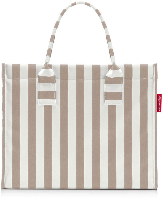 Reisenthel Daily Shopper - Schoudertas - 14L - Summerstripes Coffee Zand
