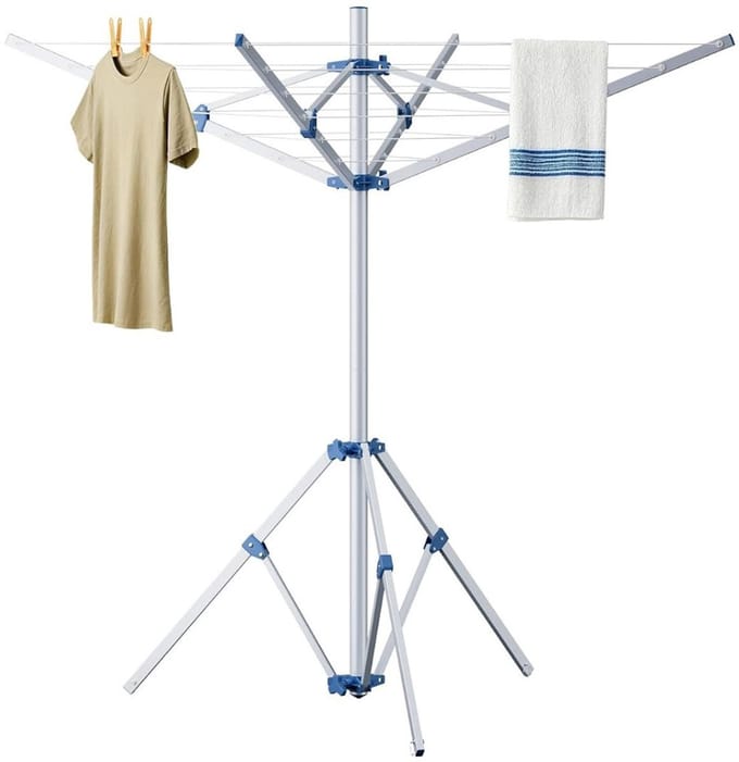 VLSelect® Droogmolen Met Voet - Wasrek - Droogrek
